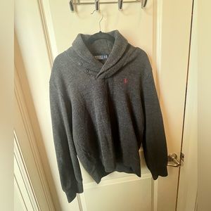 Ralph Lauren Polo Sweatshirt Grey Red Men’s Medium